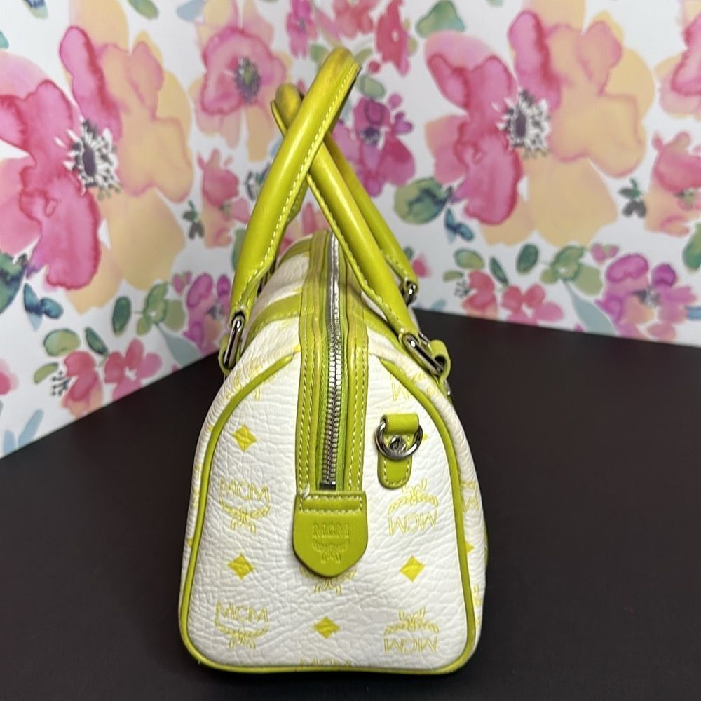 💯Authentic MCM Boston Handbag - Small🍀 - Picture 11 of 16